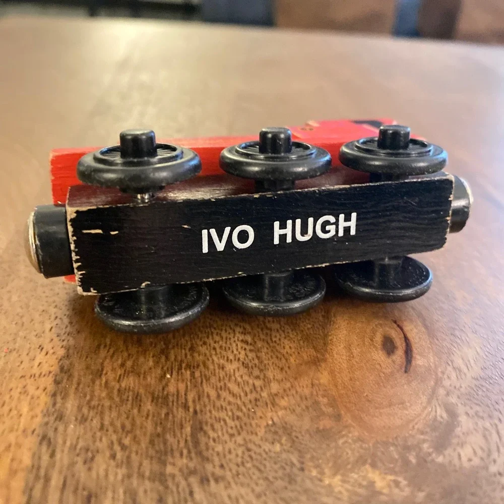 Thomas & Friends‎ Wooden Railway Ivo Hugh Red Train Engine Number 7 2003 Rare